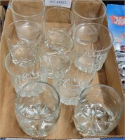 FLAT OF DRINKING GLASS SETS