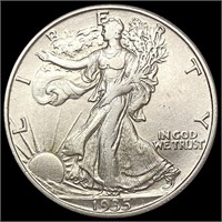 1935-D Walking Liberty Half Dollar CHOICE AU