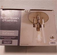 Better Homes & Gardens wall sconce light with