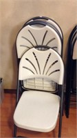 4 folding chairs, good condition
