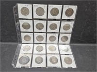 20 Kennedy Half Dollar Coins
