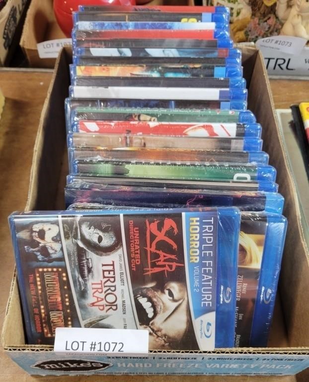APPROX 20 NOS BLUERAY MOVIES