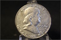 1954-D Franklin Silver Half Dollar