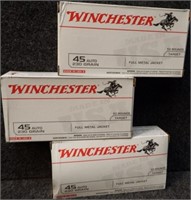 (150) Rounds .45 AUTO Winchester Ammunition