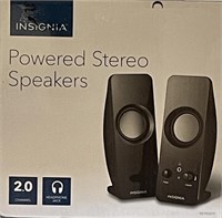 INSIGNIA POWERED STEREO SPEAKERS RETAIL $20