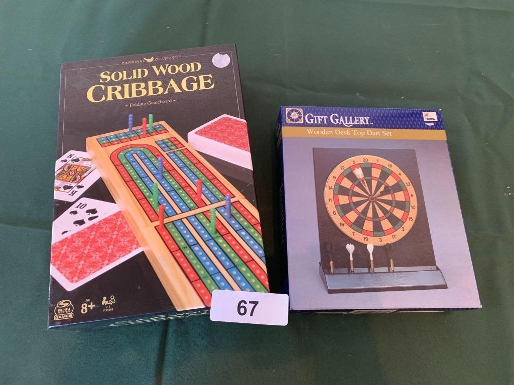 Cribbage Game & Desktop Darts -