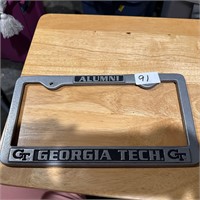 GEORGIA TECH LICENSE PLATE FRAME