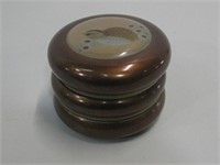 5"x 3" Round Lacquer Box See Info