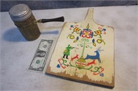 Primitive Cutting Board & Shaker Decor