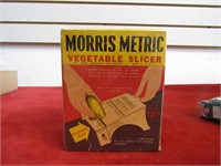 NOS Morris Metric vegetable slicer.