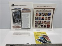 $14.95 Unused Postage stamps American Illustrators