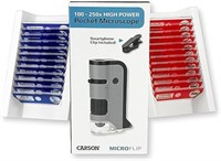 Carson MicroFlip 100x-250x LED and UV Lighted Pock