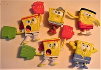 5 Sponge Bob McDonalds Toys