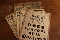 Vintage Radio World Magazines 1931/32
