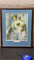 Framed Print " The Finishing Touch " 16" Wide X 21