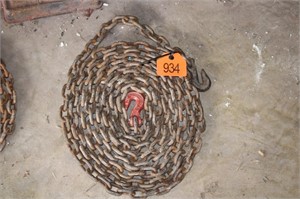 20ft Log chain w/ 2 hooks