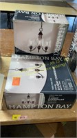 2ct. Hampton Bay 3-Light Chandeliers