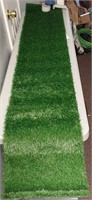 Artificial grass table runner