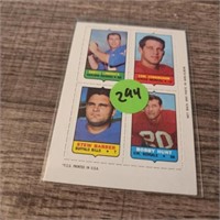 1969 Topps Football 4 in 1