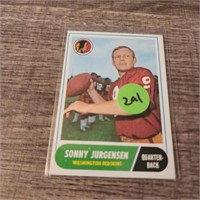 1968 Topps Football Soony Jurgensen
