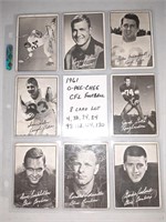 Lot of 8 1961 O-Pee-Chee CFL Footbal cards C