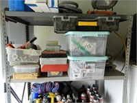 Contents of Shelf Bins, Hardware, Pipe Cutters