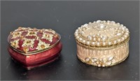 2 Pc. Bombay Candle Trinket  Box