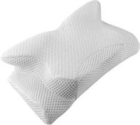 Cervical Hypoallergenic Contour Pillow, White