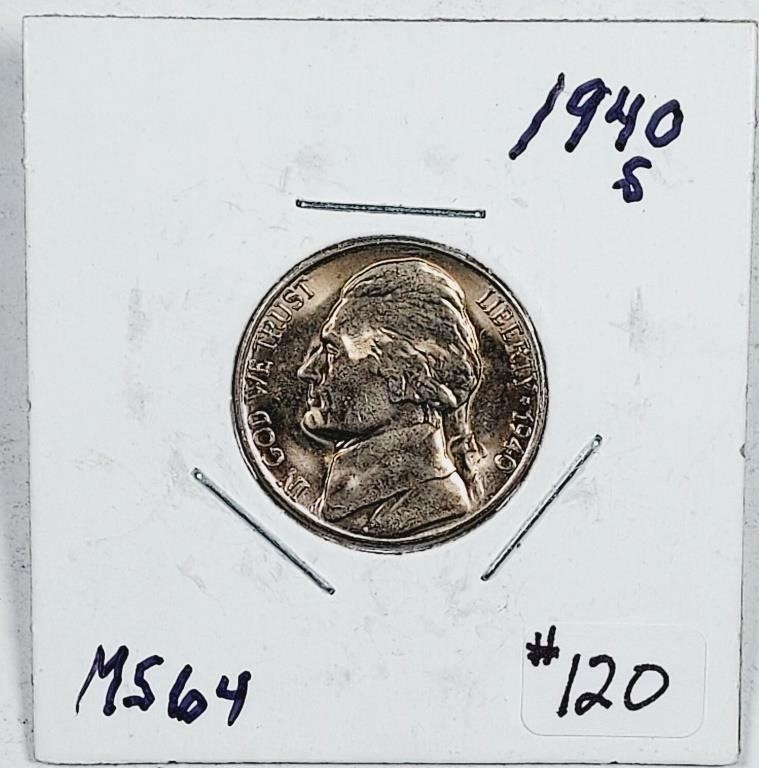 1940-S  Jefferson Nickel   MS-64