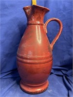 Porcelain Pitcher Vase Italy 11"