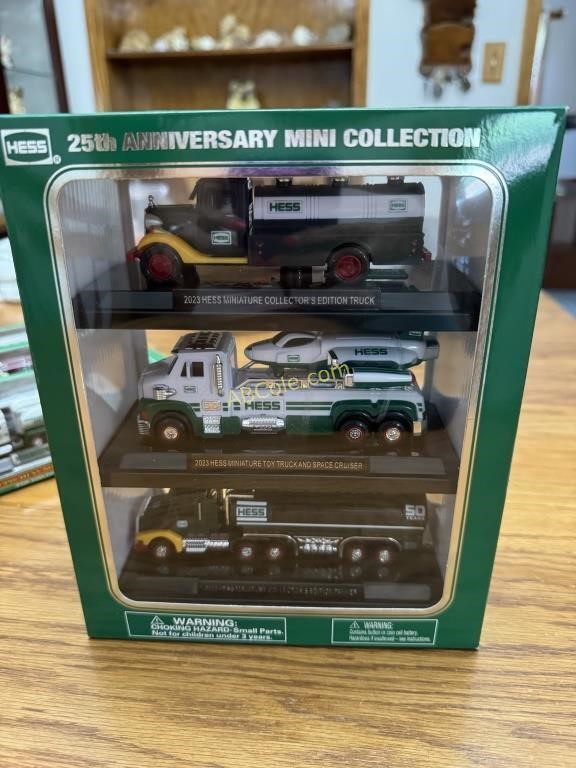 Hess 25th anniversary 3pc mini vehicle collection