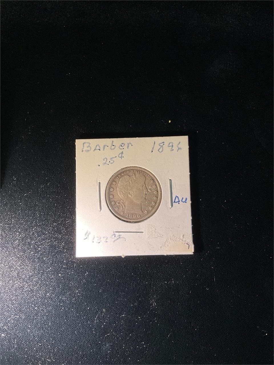 1896 Barber quarter