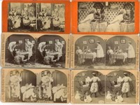GROUP OF COMIC / PIN-UP / UNUSUAL STEREO CARDS ,40