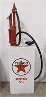 Texaco Motor Oil Pump. Stands 56 inches tall.