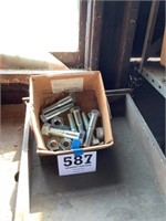 Box of large nuts and bolts
