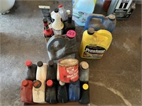 Assorted Partial Oil & 1/2 Gallon Anti-Freeze