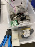 LOT ASSORTED CABLES AND MISC