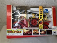 VINTAGE BATTERY OPERATED TIN LIZZY FIRE ENGINE