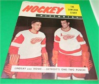 Feb 1957 Hockey Pictorial Magazine Gordie HOWE