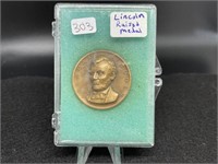 Lincoln Presidential Raised Medal