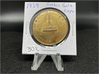 1939 Golden Gate Expo Brass Medal