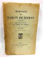 Memoires Du Baron De Damas (1785-1862) Tome Premie