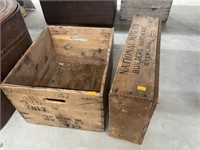 Antique bottle crate and national manufacturing