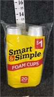 styrofoam cups
