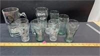 Coca-Cola and Other Collectible Glasses.  NO