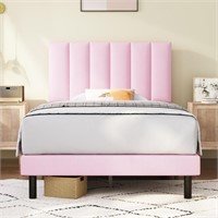 Twin Bed Frame, Molblly Bed Frame Twin with...