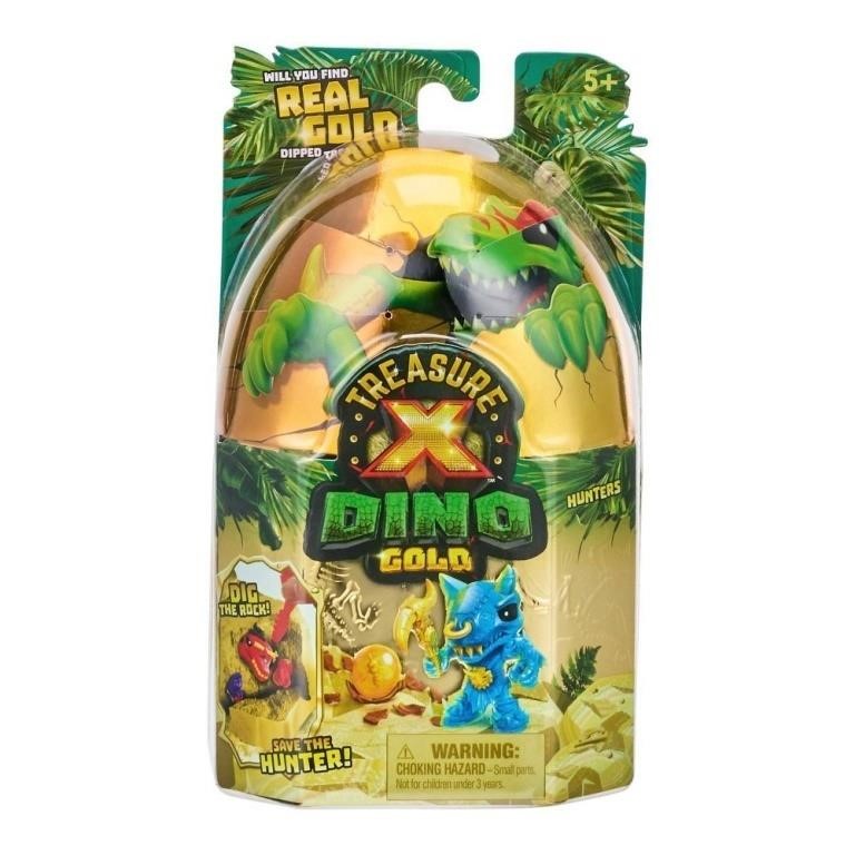 Treasure X Dino Gold - Dino Hunters- Pack of 3