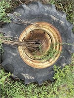 Tractor tire & wheel