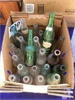 Box lot miscellaneous bottles