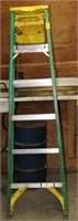 six  foot werner fiberglass ladder